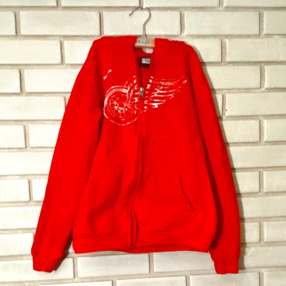 Vintage Detroit Red Wings Zip-up Hoodie